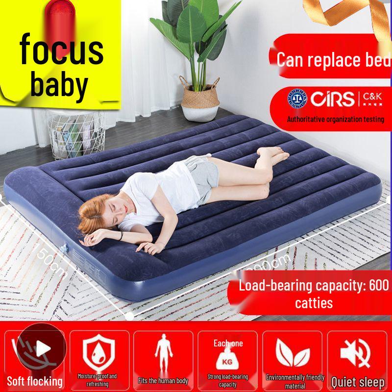 Einzelne faltbare aufblasbare Luftmatratze für Camping und Wohnheim