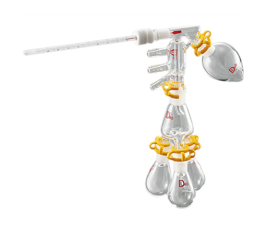 

AS ONE Short-Path Distillation Apparatus Set, Replacement 10mL Eggplant Flask / 3-6166-11