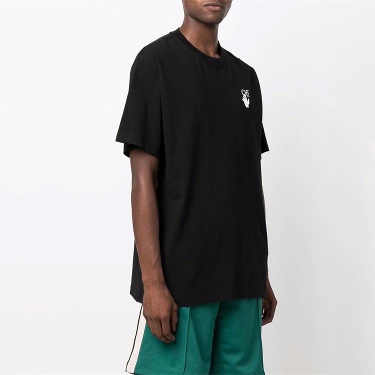 Off-White Degrade Arrow Over Tee 'Black/Multicolor' Men's OMAA038F21JER0021084