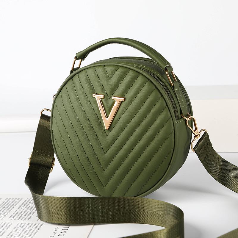 

Сумка, Сумка для мобильного телефона, Одноплечная сумка через плечо, Модная маленькая круглая сумка в форме ромба зелёный