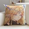 Mysterious WWuthering WavesS Cushion Cover Breathable and skinfriendly linen pillowcase square removable and washable cushion
