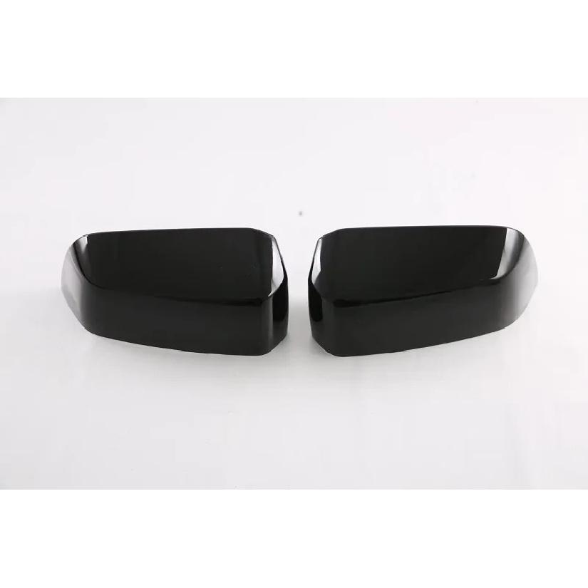 For Ford Ranger Everest  2024 Car Accessories Carbon Fiber Style Door Side Mirror Cover Trim Rear View Cap Overlay Molding