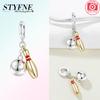 Charms Plataoriginalesfootball Baseball Beads For Charms Copper Bracelet Beads Jewellery Making Women'S Gift