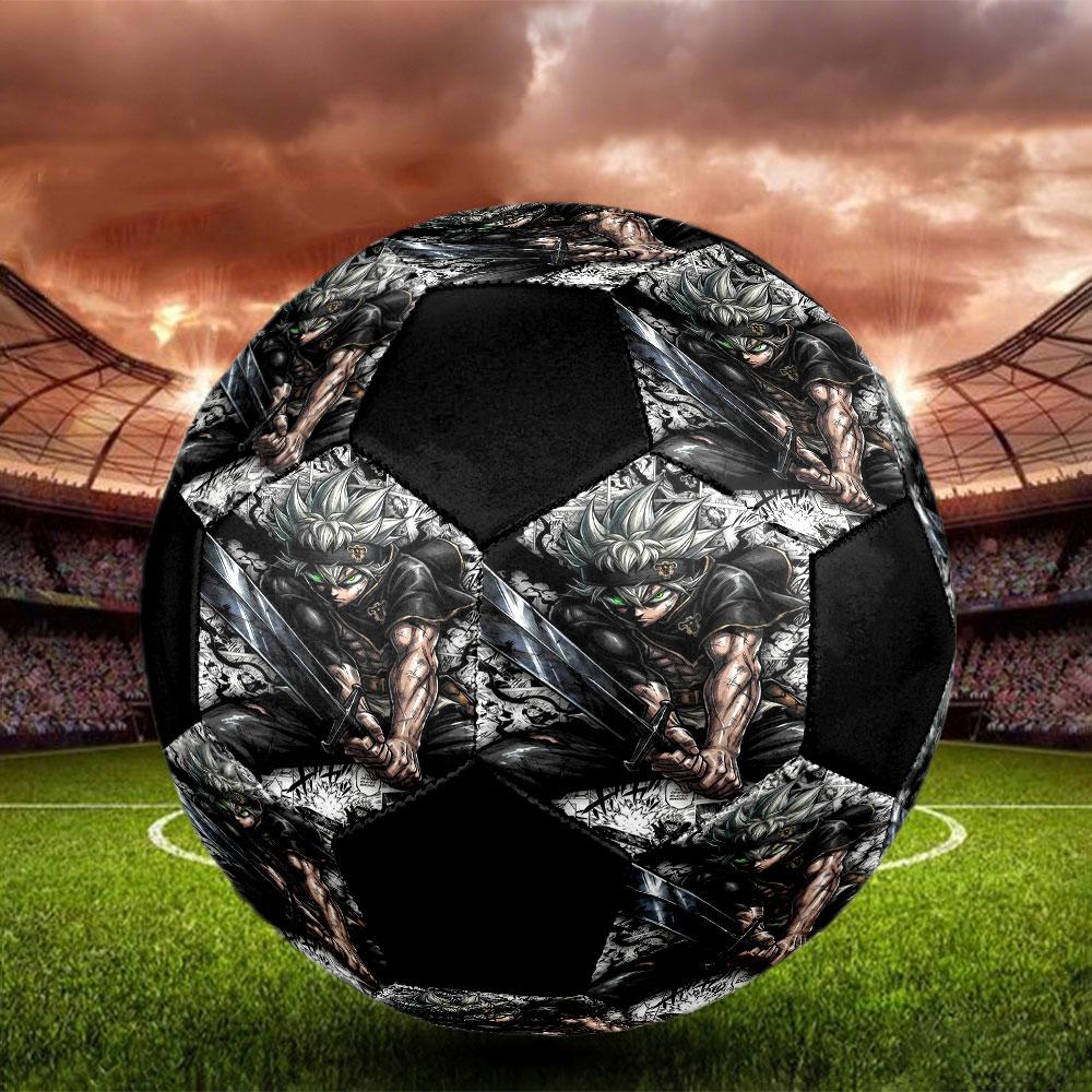 1pc Black Clover Soccer Ball Size 5 Indoor Soccer Ball Fashion Colorful Backyard Game - Great For Sports Fans Gift HE3