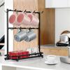 Coffee Mug Holder Rack 3-Tier Iron Storage Organizer Kitchen Counter Cup Hanging Stand