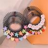 Stretchy Full Circle Comb Plastic Circular Hair Comb Stretchy Headband Holder for Women Girls Comb Hair Clips