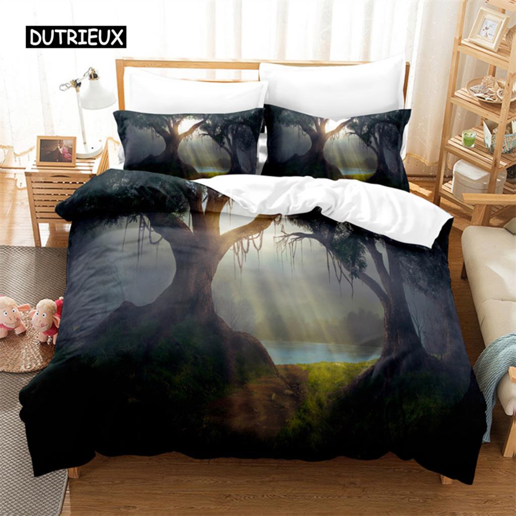Creative Leaves Bedding Set Duvet Cover Set 3d Bedding Digital Printing Bed Linen Queen Size Bedding Set Fashion Design