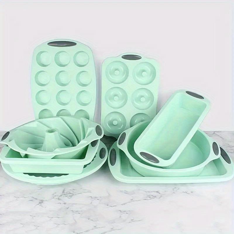 

Набор силиконовых форм для выпечки из 8 шт., наборы форм для выпечки с антипригарным покрытием