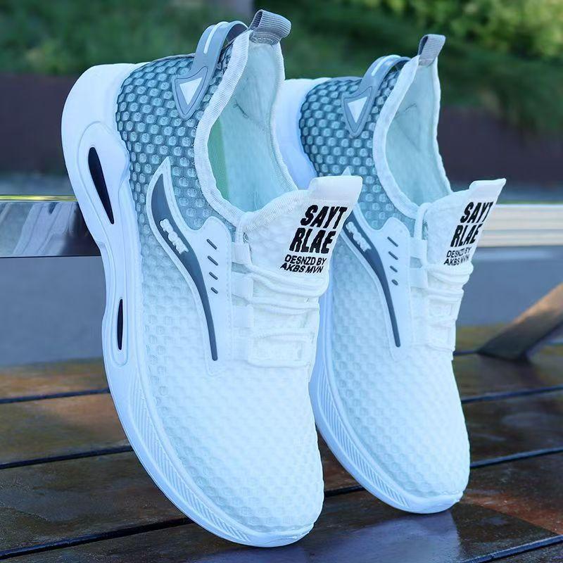 Mesh Summer New Breathable Thin Hollow Mesh Shoes Casual Sports Trendy Shoes