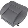 GXARTS Front Driver Side Bottom Lower Replacement Leather Seat Cover Gray #QB Compatible with Ford F150 2004 2005 2006 2007 2008