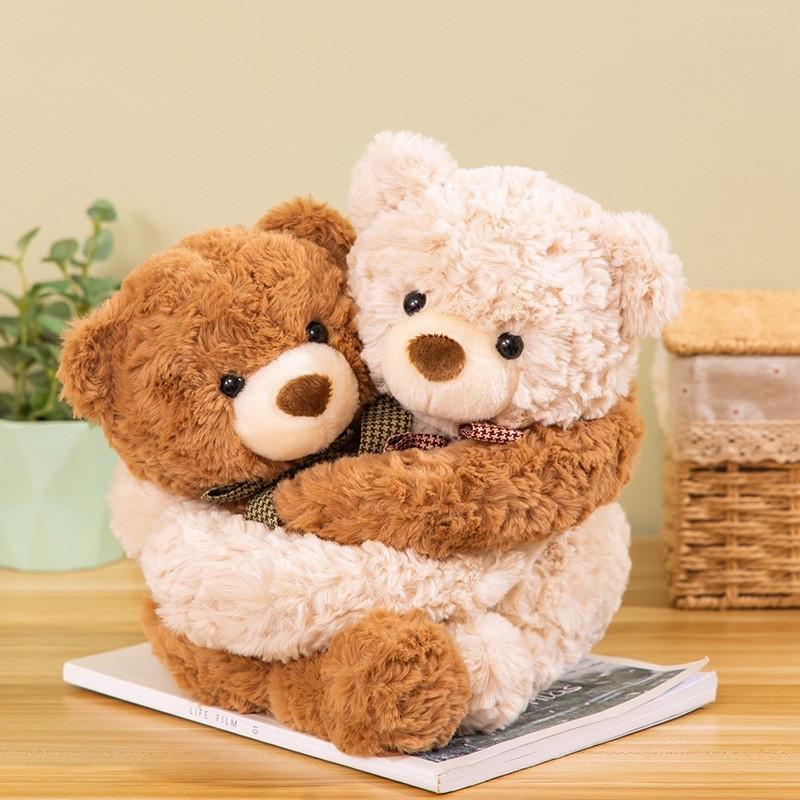 Plush Bear Teddy Toy Cartoon Animal Stuffed Doll Room Decoration Couple Gift