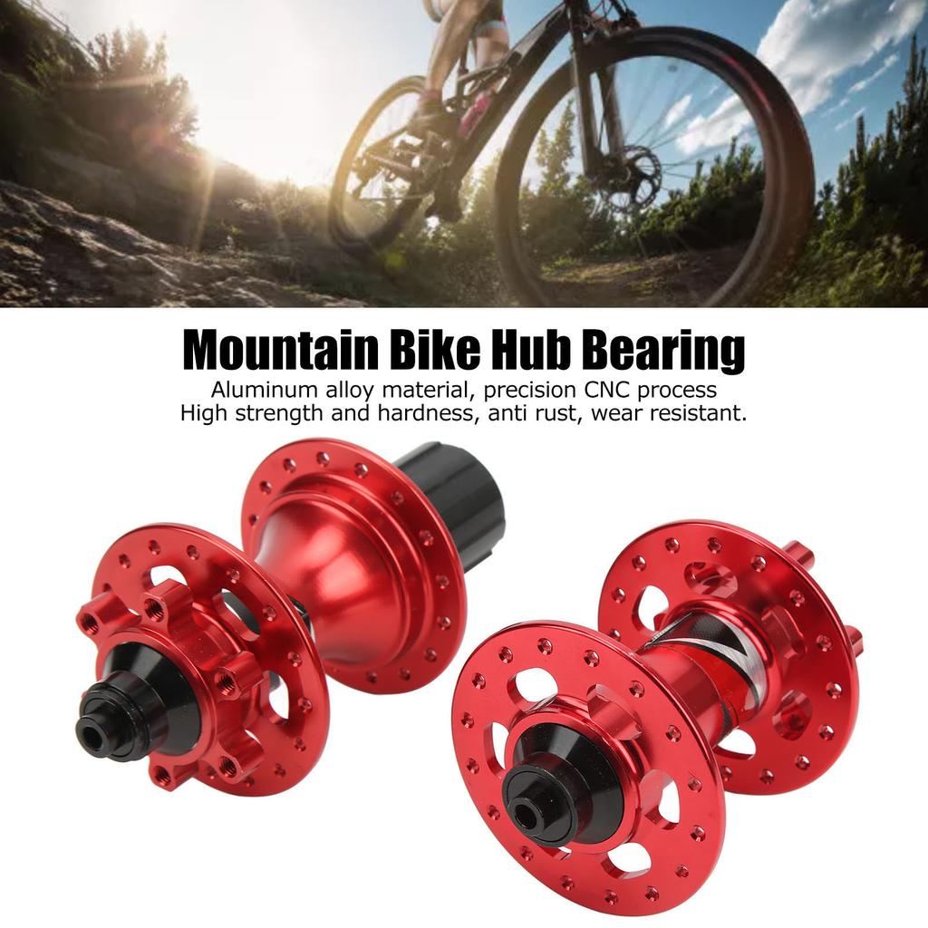 32 Hole 6 Pawls   Disc Brake Hub with Quick Release Skewer Aluminum Alloy for Mountain Bike