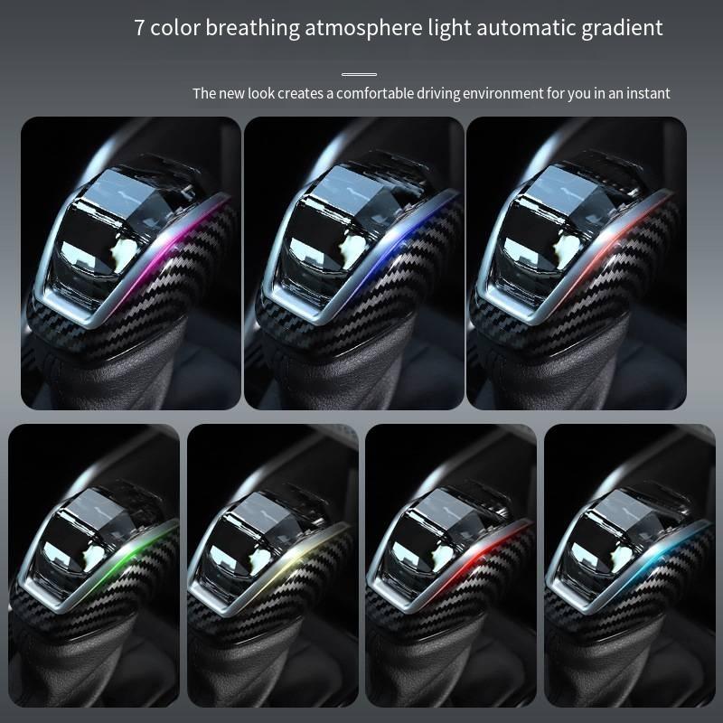 LED Is Suitable for Toyota RAV4 Highlander Crown WILDLENER Crystal Illuminated Gear, Charging Use, Seven Color Illuminated Gear