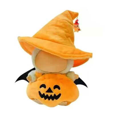 Adorable Doll Clothes Headwear Designed For 15-17cm Figures Wizard Hat And Pumpkin Top Display Photo Props