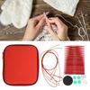 Crochet Knitting Circular Knitting with Storage Craft Handmade Yarn Crochet Hook Case for Beginners and DIY Home Use Hooks, Hooks, Hooks,
