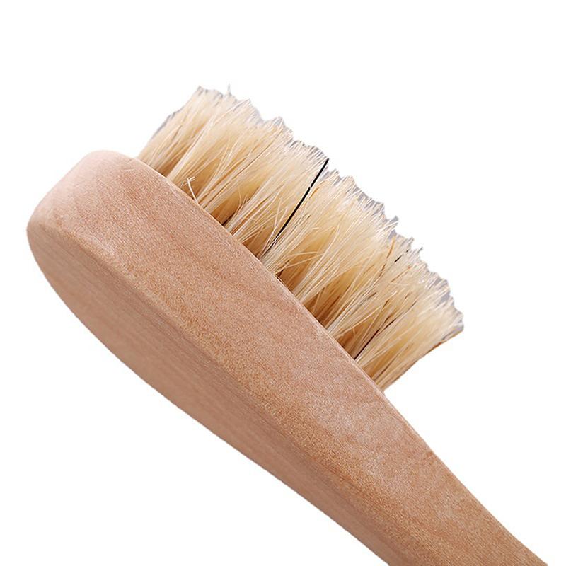 Brosse pour la peau Brosse pour le visage en bois Manche en bois Brosse pour le visage Manche en bois Brosse pour le visage Outil Brosse pour la peau Nettoyage exfoliant Brosse pour la peau Brosse pour le visage