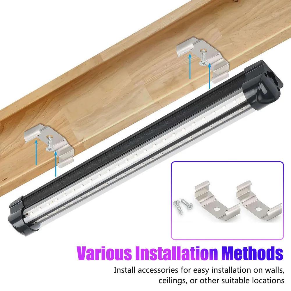 LED UV Black Light Tube USB Purple Light KTV Bar Fluorescent Poster Glow Dark Party Stage Black light Led Ultraviolet Lamp