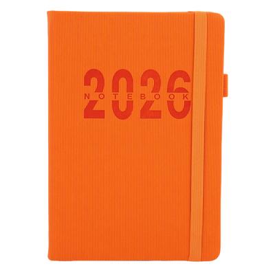 2026 Daily Planner Hourly Appointment Book with Leather Cover Annual Calendar Address List Page Everyday Notebook