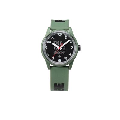 Cue and Cue Smile Solar THE PARK SHOP Collaboration Modell Solar Analog 10 ATM wasserdicht Urethanband Jungen Grün [Citizen Watch] R01A-511VK