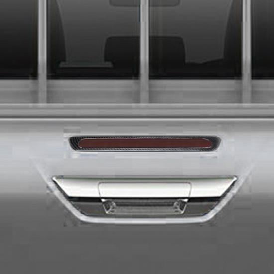Carbon Fiber Interior Rear Tailgate Brake Light Cover  For Toyota Hilux 15-21
