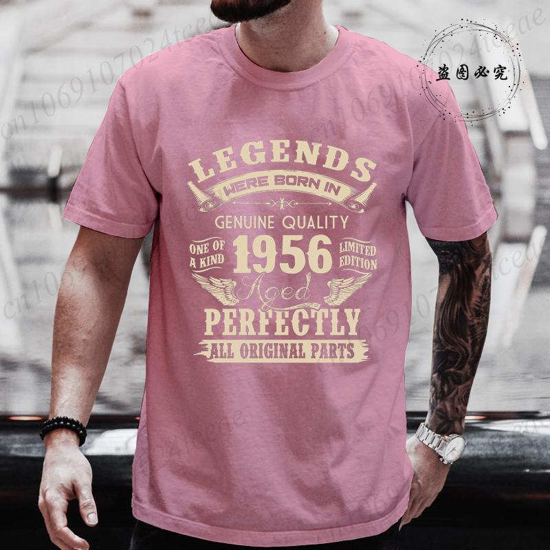Vintage 1956 69. Geburtstag Unisex T-Shirts Geburtstag Hergestellt 1956 Shirt Von Papa Legenden Wurden 1956 Geboren Perfekt Shirt Geschenk Für Papa