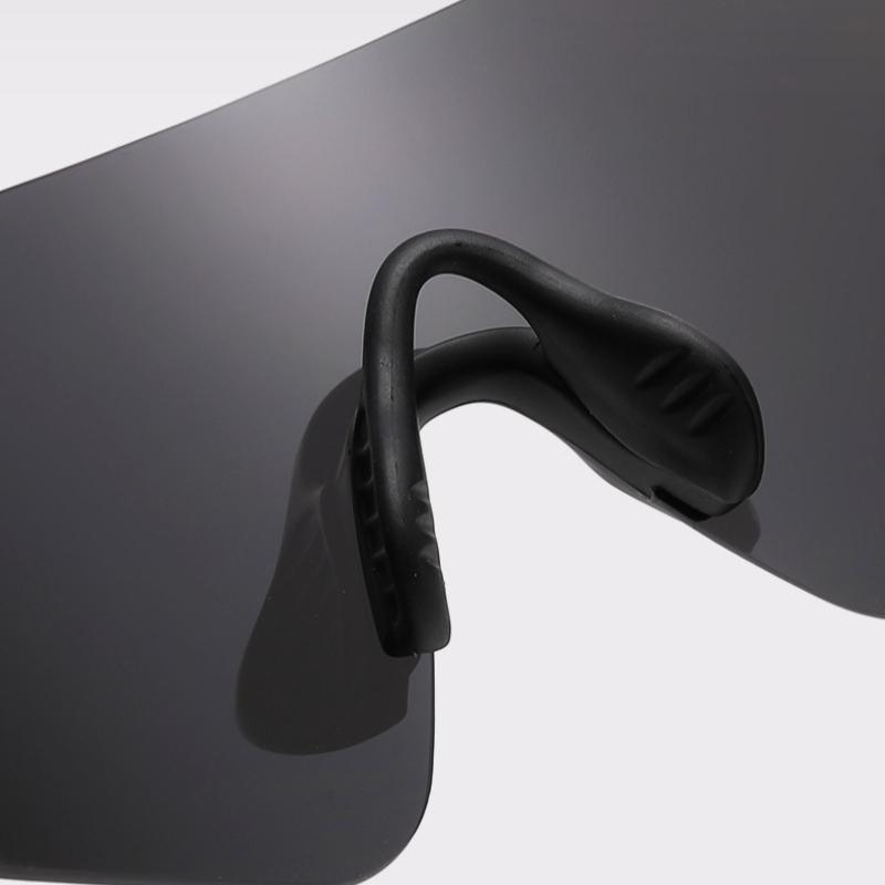 Men Rimless Oversized Sports Sunglasses Colorful Lightweight Running Glasses Women Mountaineering Outdoor Sports Cycling Eyeglasses