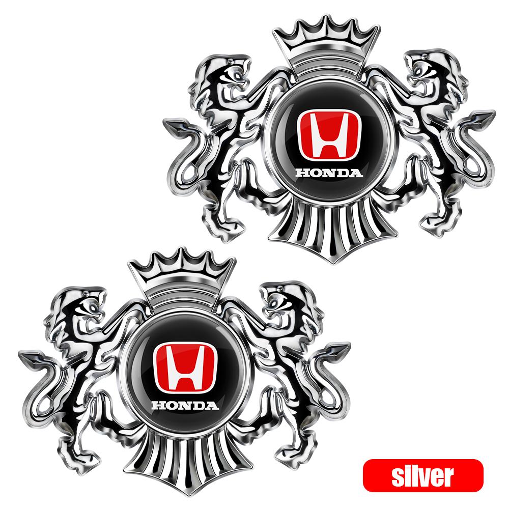 3D Metal Car Body Trunk Sticker Badge Auto Side Window Body Decal Stickers For Honda CIVIC Mugen Type S Vezel Si RR Accessories