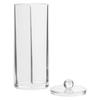 Selena Cotton Pad Dispenser Transparent With Cover Bathroom