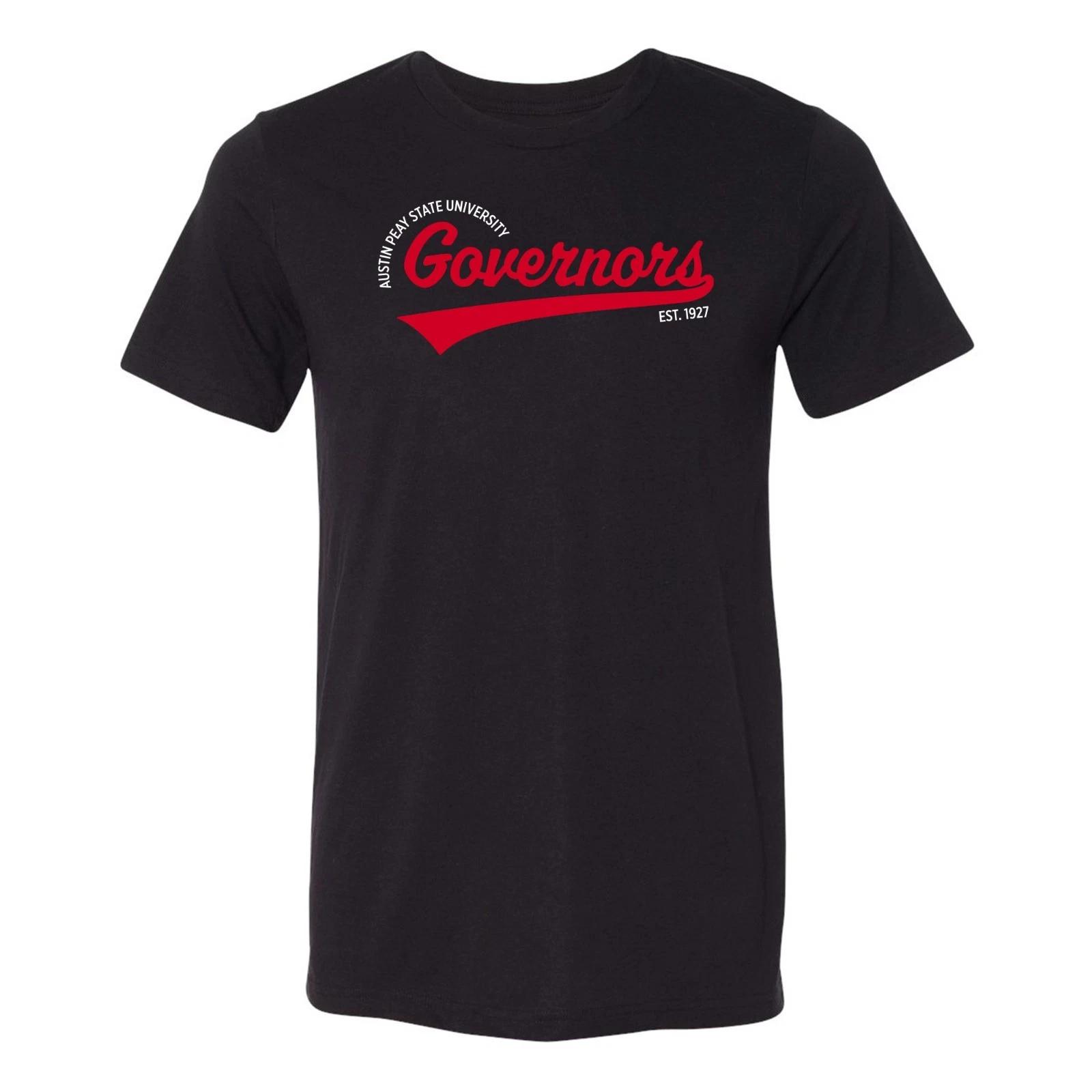 Austin Peay Governors Sunshine Script Triblend T-Shirt - Solid Black Triblend S