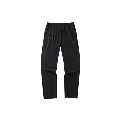 SS22 Solid Color Mid-Waist Elastic Straight-Leg Casual Pants Men Bottoms Black 152221315-1
