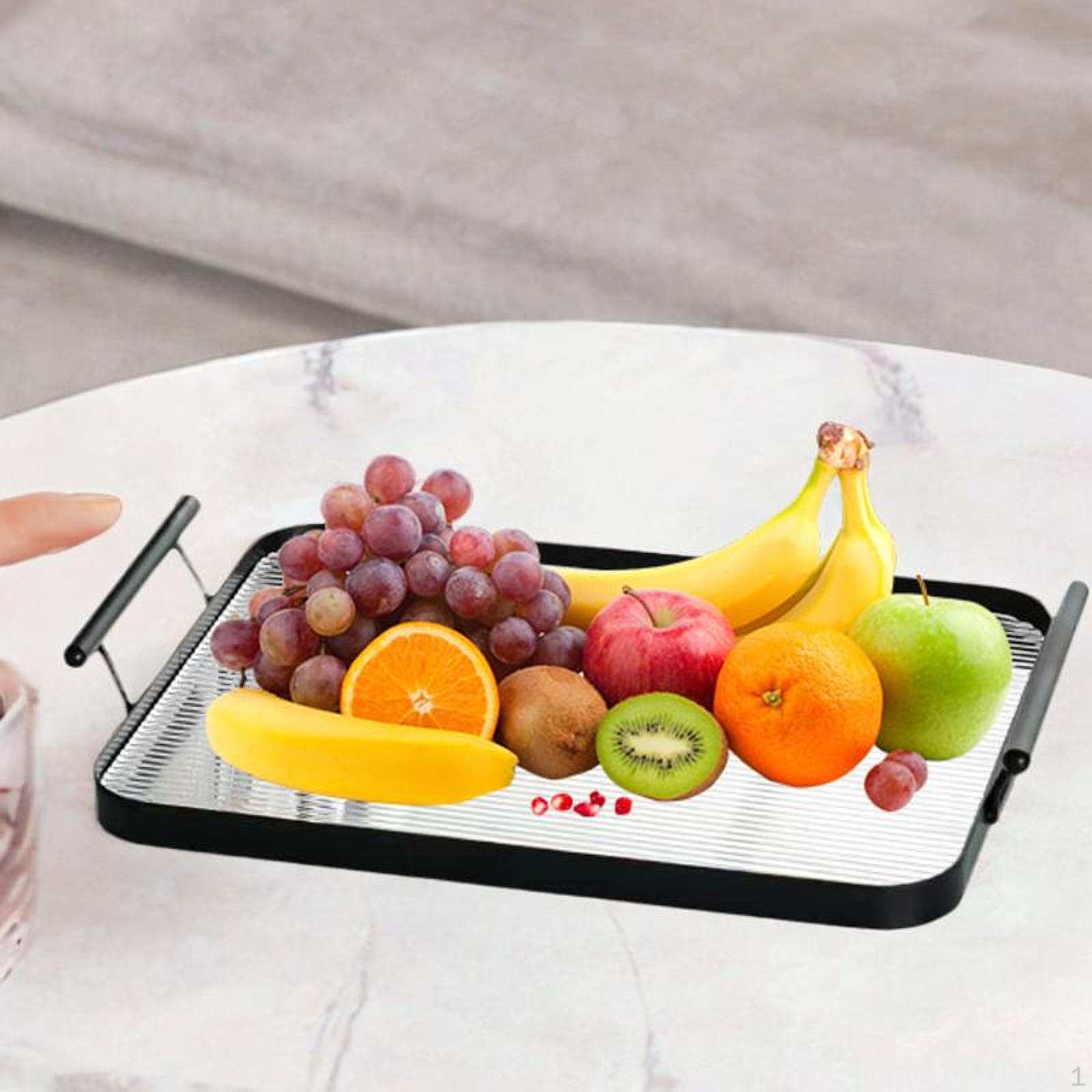 

Акриловый поднос для фруктов и чая, держатель для кухни, домашний шведский стол, обеденная зона S