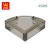 884Pcs/Lot 25269 Tile Round 1x1 Quarter Block Moc Hue Accessories Compatible featuring Brick DIY Children's Plaything Stronge Box