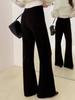 Ge Ming Women's Korean Style High Waist Flare Pants - Spring 2026 Collection (N915C)