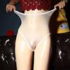 See Through Lingerie Men Oil Shiny Seamless Sissy Pouch Underwear Transparent Elastic Ultra-Thin Underpants Breathable Panties