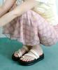 Spur Goya Minimal Strape Comfort Sandals 4Cm -Us9070 (3Color)