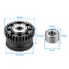 Upgrade Extruder Gear Kit For Creality K2 Plus All Metal Filament Drive Gear Extruder Nickel Plated Dlc Coating 3D Printer Part