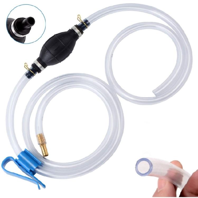 Siphon Hand Pump Manual Hand Pump for Gas Petrol Oil with Syphon Hose One Way High Flow Hand Pump Easy to Operate