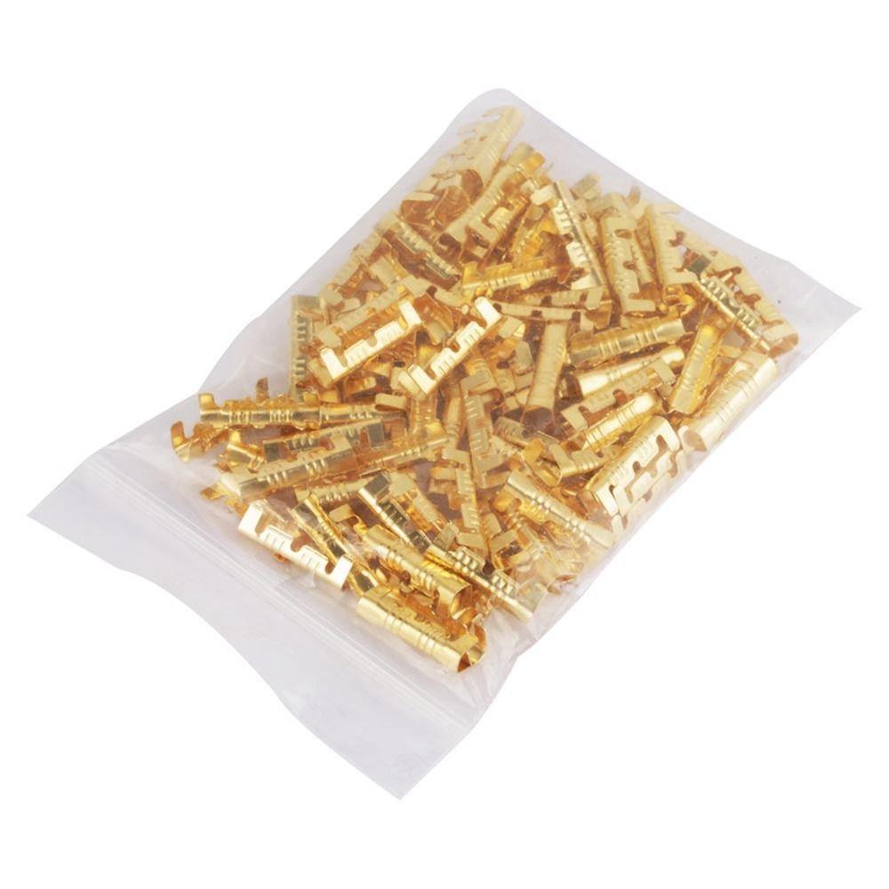 100 PCS Non-Insulated U-Shaped Terminal 0.5-1.5mm Wire Connector Crimp Terminals  Automotive