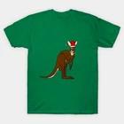 Christmas Kangaroo Made in Australia T-Shirt 4XL