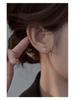 Banyan Tree S925 Silver Sweet Double Heart Earrings for Women