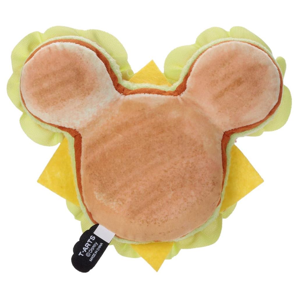 TAKARA TOMY Disney Nui Pan Plush S Sandwich Mickey Mouse Width 15cm A.R.T.S Approx.