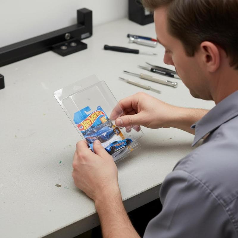 1/5 Adet Kaydırılabilir Kart Plastik Blister Ambalaj Kart Eklentili Rüzgar Ateş Tekerleği Katlanabilir Vakum Şekillendirme PVC Oyuncak Araba Ambalaj Kutusu