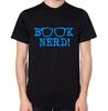 Book Nerd T-Shirt Reading Library Books Mens Womens Read Geek Nerd New Top Tee