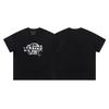 Britisch Hip-Hop Bedrucktes Kurzarm-T-Shirt Herren- und Damen-Paar-Trendiges Halbsleeve-T-Shirt