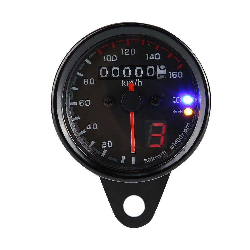 Motorcycle ATV LED Backlight Odometer meter Gauge High sensitivity  12V