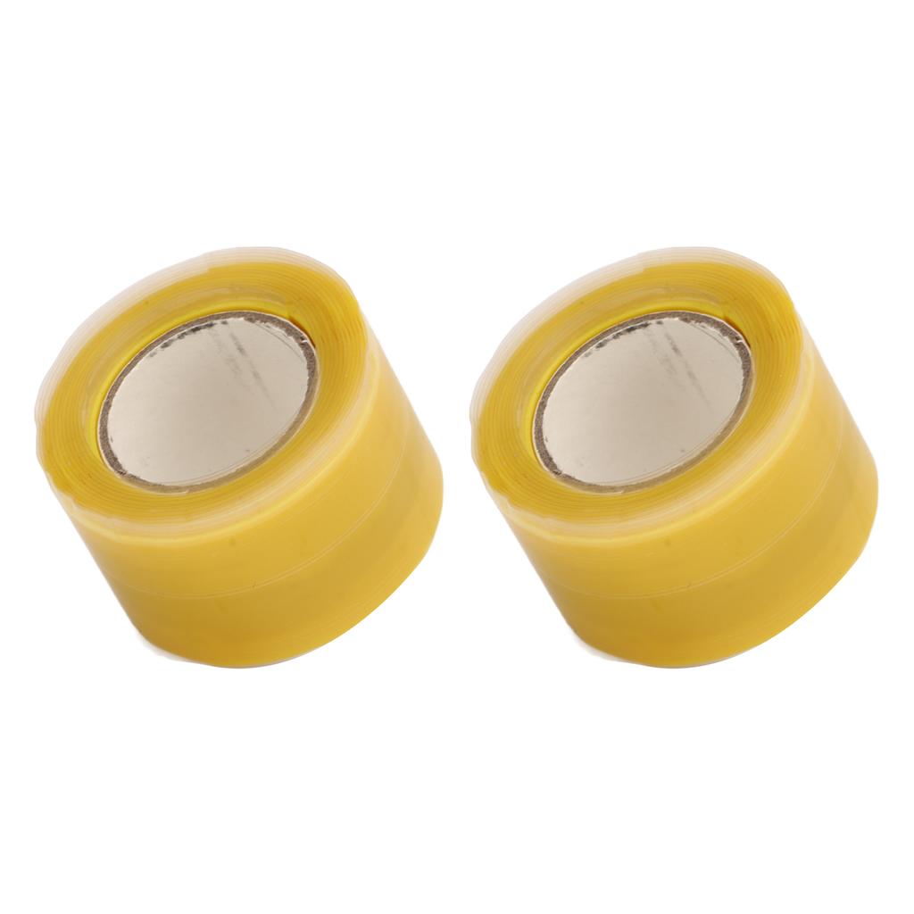 2pcs Silicone Grip Tapes Self Fusing Flexible Tape Portable Double Sided Sealing Tape for Canoe