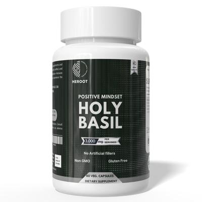 Holy Basil Extract Capsules 3000mg | Ocimum Gratissimum | 60 Capsules