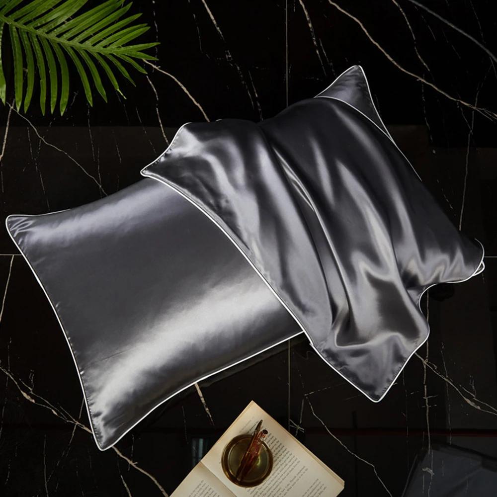 22 Momme 6A Grade Luxury High Quality Pillowcase Pure Real Natural Mulberry Silk Pillow Case with Envelope Closure Design
