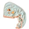Cute Puppy Hair Drying Cap: Super Absorbent, Quick-Dry Coral Fleece Towel for Women