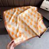 Color Block Plaid Printed Fashion Women S Square Scarf